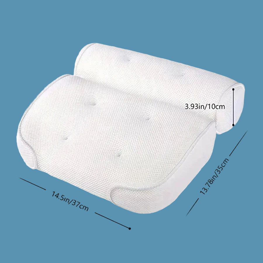 Premium Spa Bathtub Pillow with Anti-Slip Suction Cups