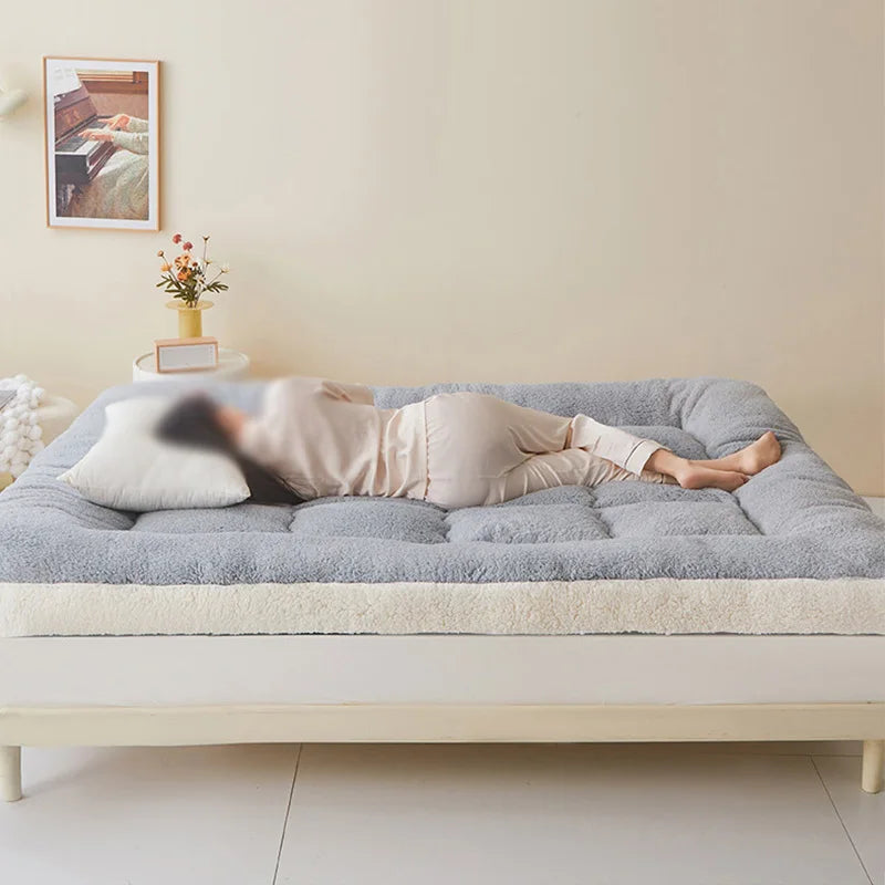 WarmCloud Extra Thick Plush Fleece Mattress Topper