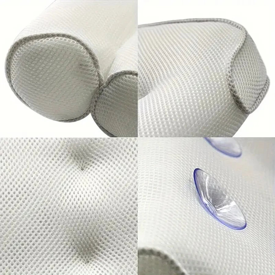 Premium Spa Bathtub Pillow with Anti-Slip Suction Cups