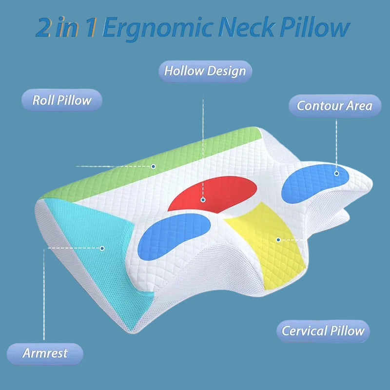 Optimal Sleep Spine Align 2-in-1 Pillow
