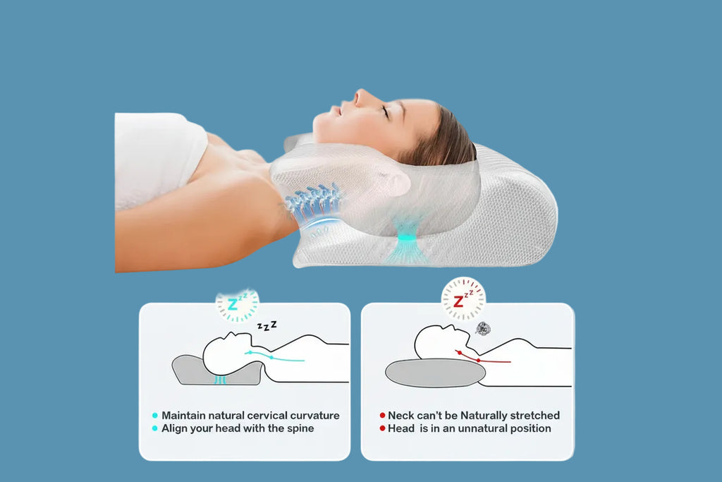 Optimal Sleep Spine Align 2-in-1 Pillow