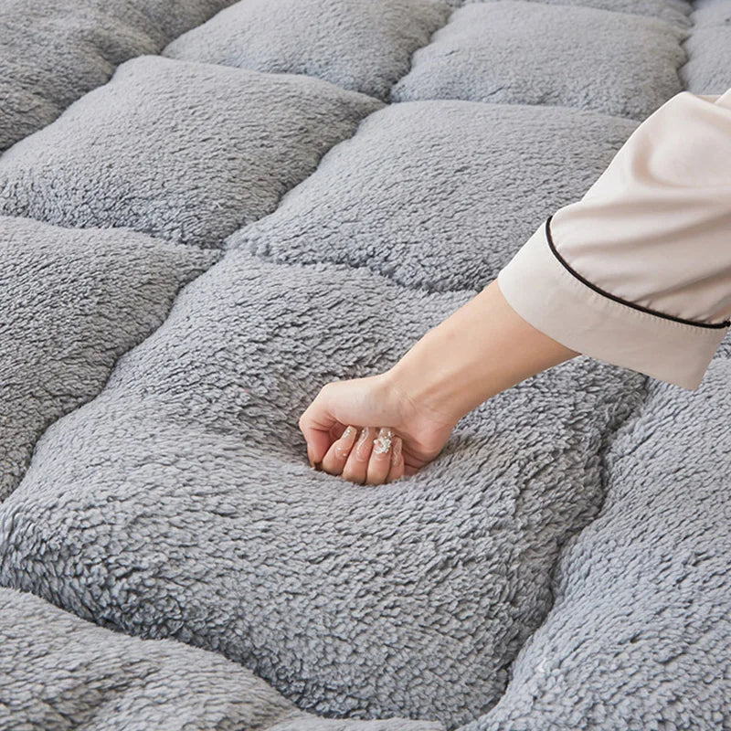 WarmCloud Extra Thick Plush Fleece Mattress Topper