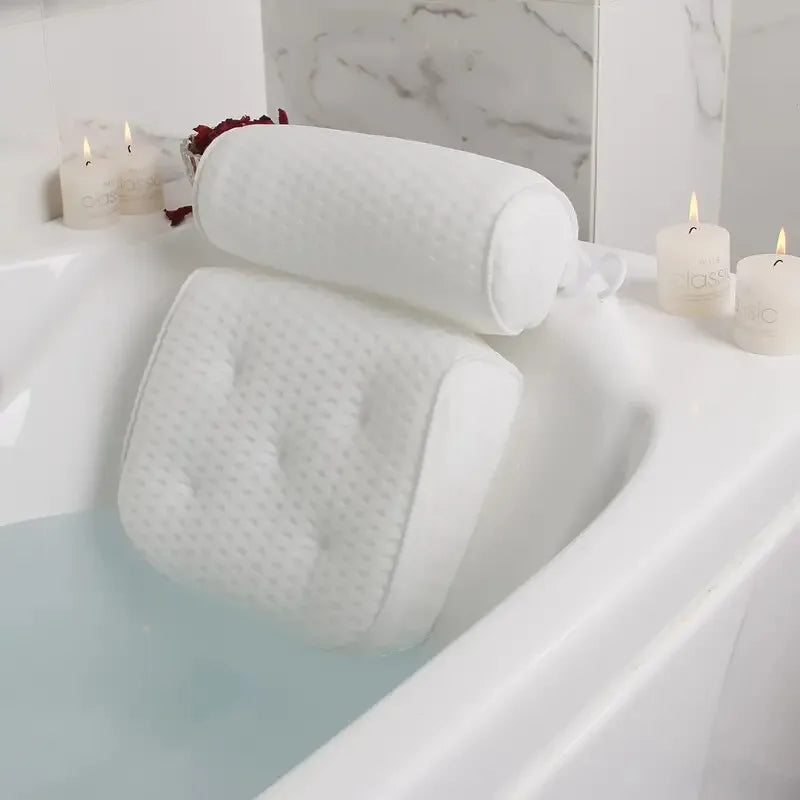 Premium Spa Bathtub Pillow with Anti-Slip Suction Cups
